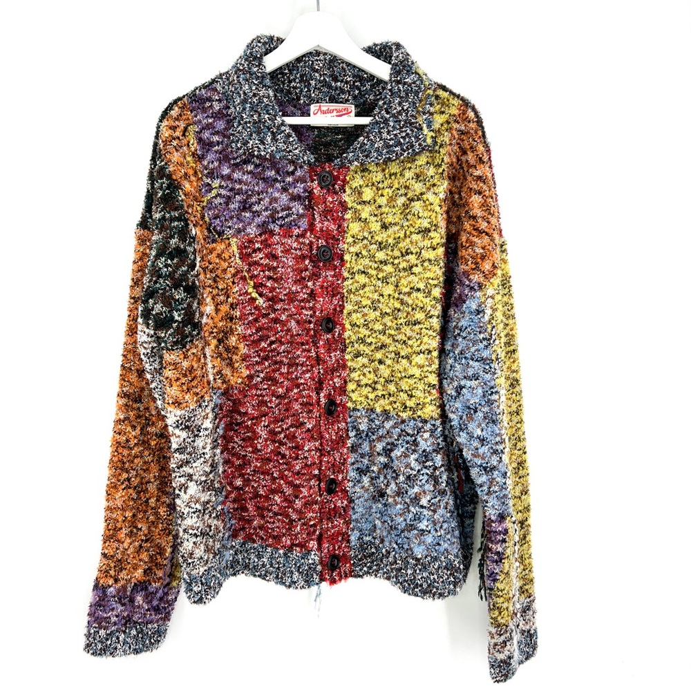 Andersson Bell Croydon patchwork cardigan sweater‎ medium